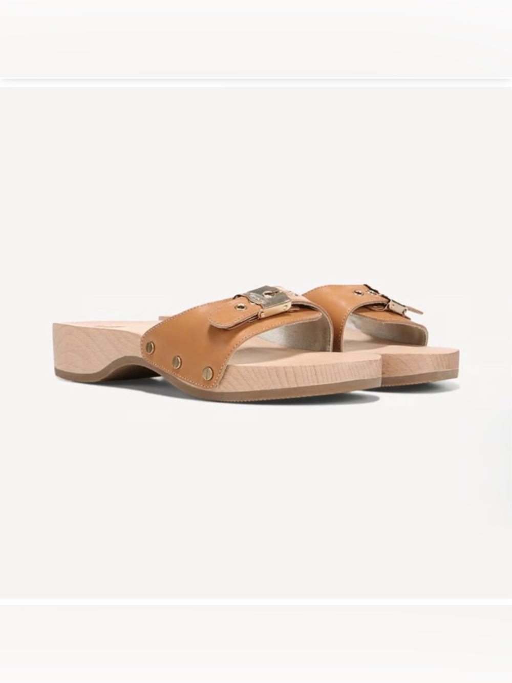 Classic Dr. Scholl's Original Women’s Sandal Camelot Leather brand new in box - Picture 4 of 12
